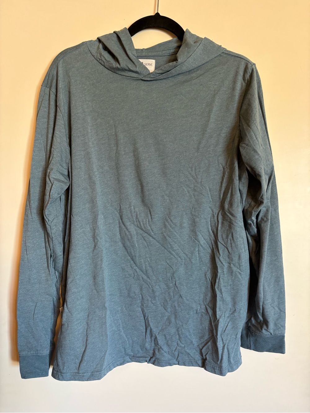 Soft Serve Lightweight Hooded Long-Sleeve Sweater - Slate Blue